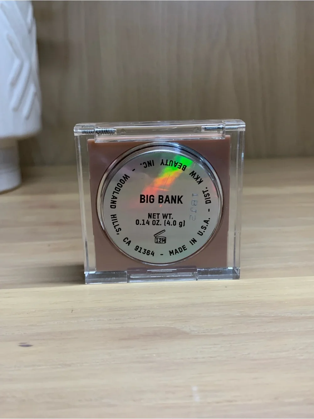 KKW Beauty “ Big Bank” Metallic Copper Gold Eyeshadow